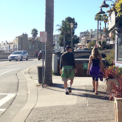 photo of people walking in Capitola