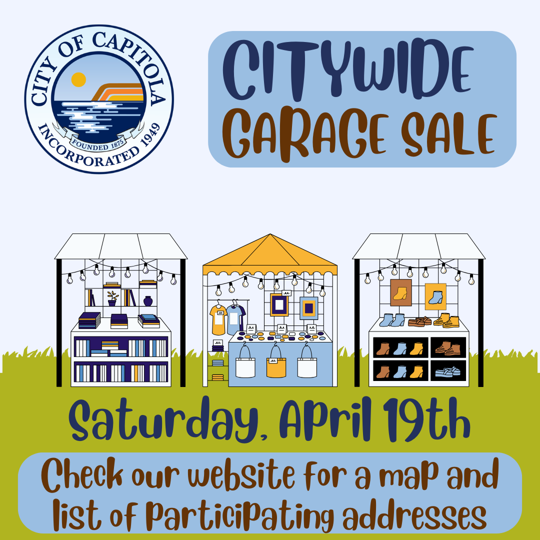 2025 Citywide Garage Sale | City of Capitola California