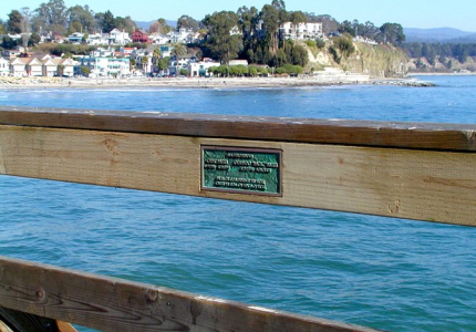 wharf plaque