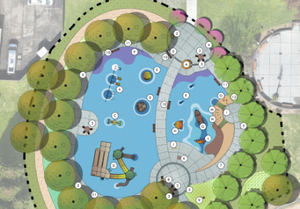 UA Playground Site Plan
