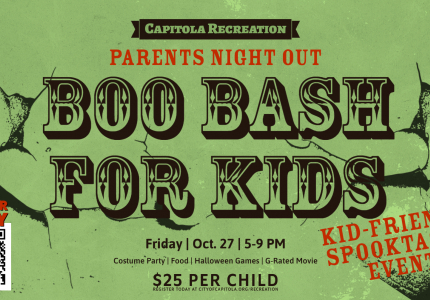 image advertisement for Boo Bash October 27