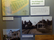 Display about Depot Hill
