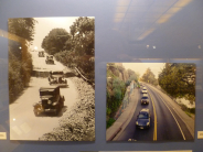 Wharf Road, 1920s and today.