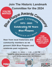 2024 Blue Plaque Awards Ceremoney poster
