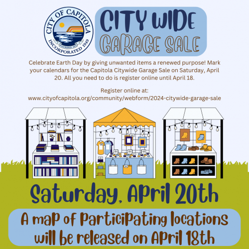 2024 Citywide Garage Sale | City of Capitola California